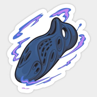 Mineral Blue Foam Runner Clog Sticker